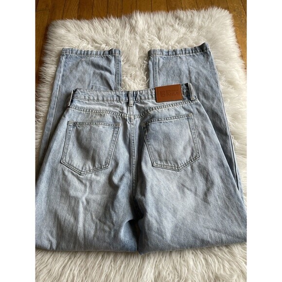 Princess Polly Women’s Size 4 Oxford Mom Jeans High Waist BOX 7 - Picture 3 of 10